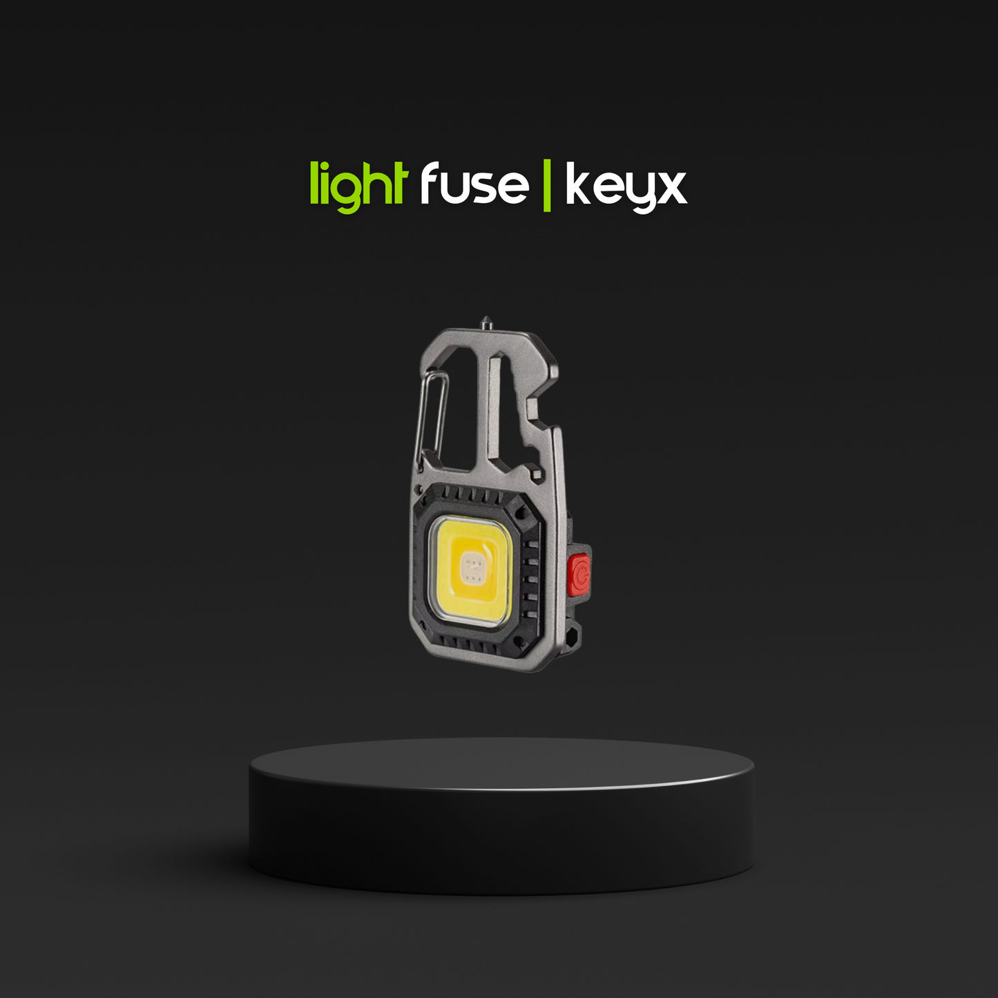 Light Fuse™ KeyX - Llavero con luz LED