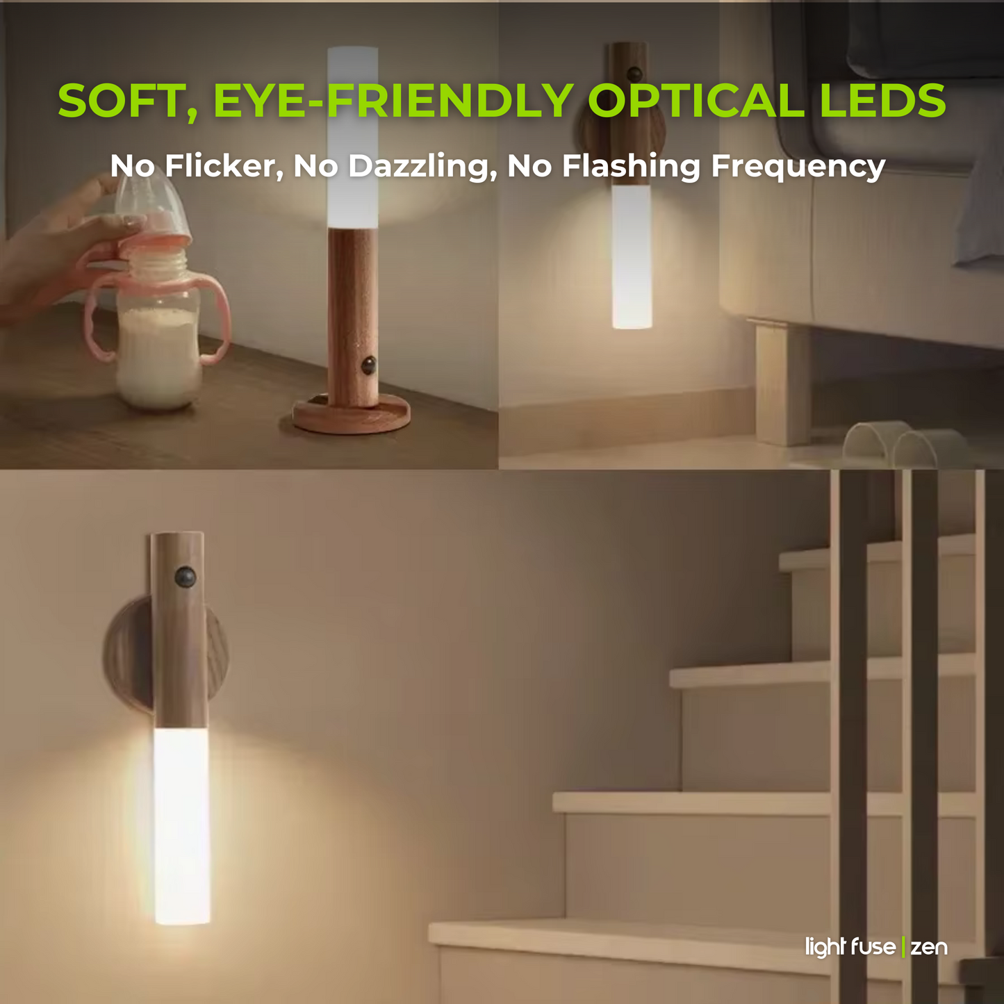 Light Fuse™ Zen - Lámpara de pared con sensor de movimiento