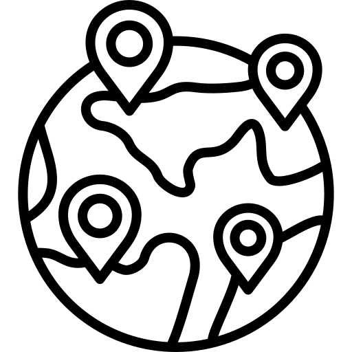 Black countries icon