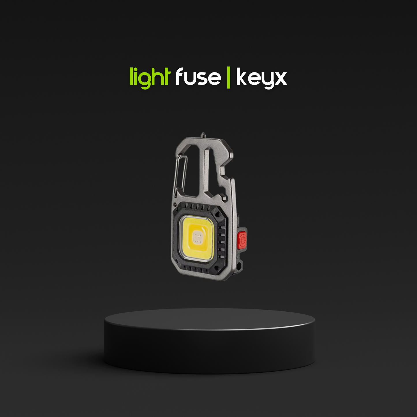 Light Fuse™ KeyX - LED Keychain Light