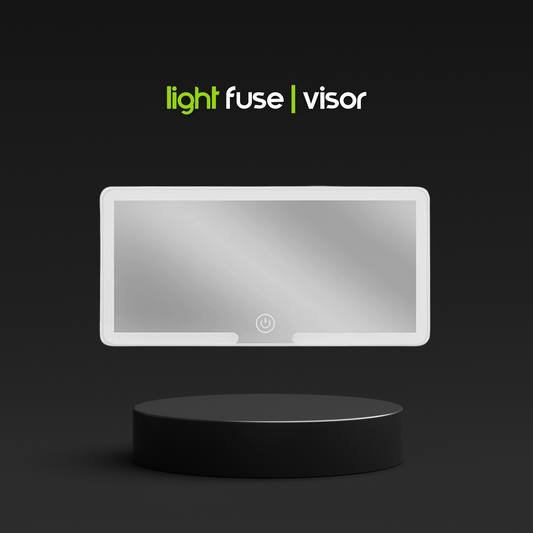 Light Fuse™ Visor - LED Makeup Mirror